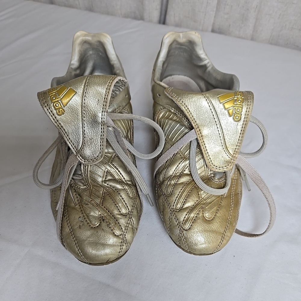 Adidas Predator Powerswerve Gold Soccer Cleats Limited Edition Mens/Boys 7.5